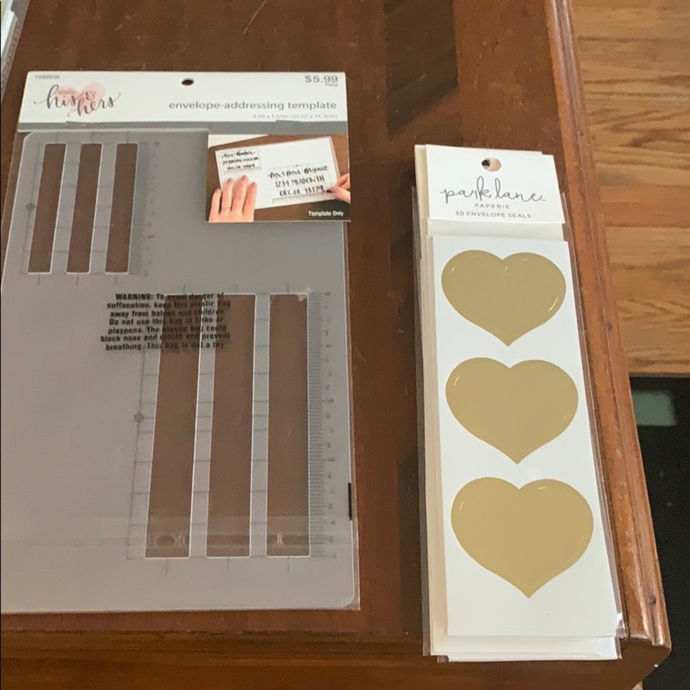 Envelope Seals and Address Ruler